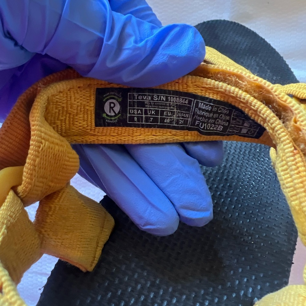 Teva Yellow Platform Sandals - Picture 10 of 11
